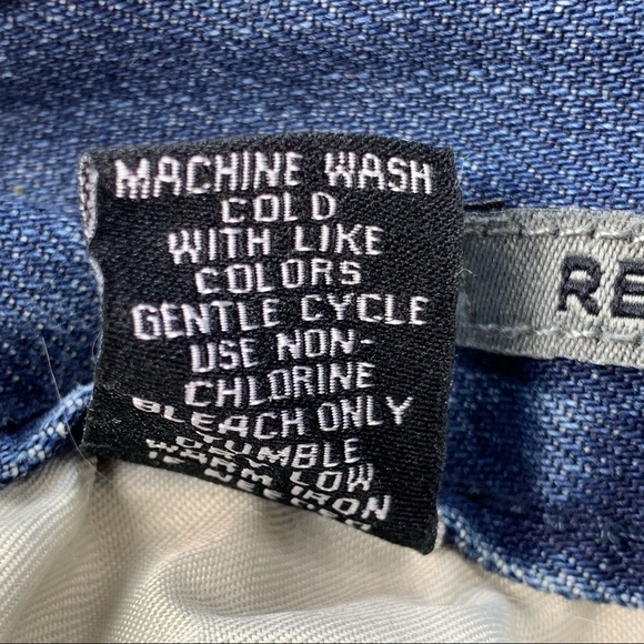 Black Relaxed Straight tattered jeans - Picture 5 of 6